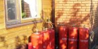 Heating the house with gas cylinders