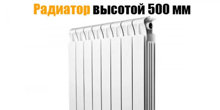 Power of 1 section of bimetallic radiator